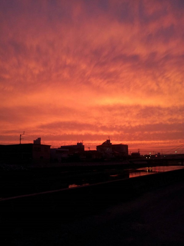 香川の夕焼け